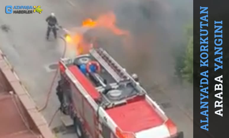 Alanya’da Korkutan Yangın