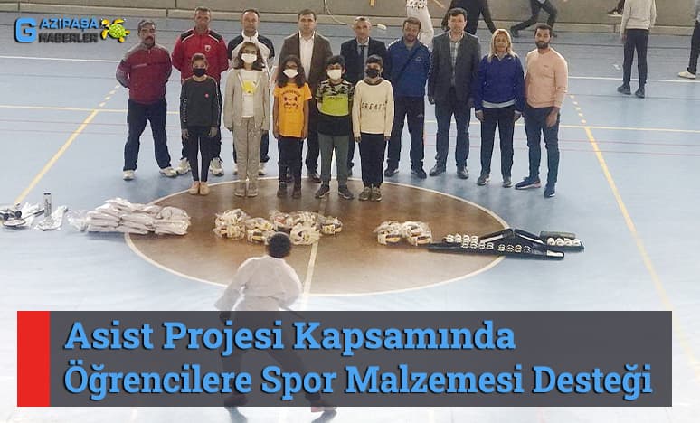 Asist Projesi Kapsamında Spor Malzemesi Desteği