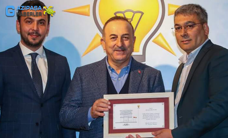 Bakan Çavuşoğludan Mustafa Akçocuk'a Teşekkür