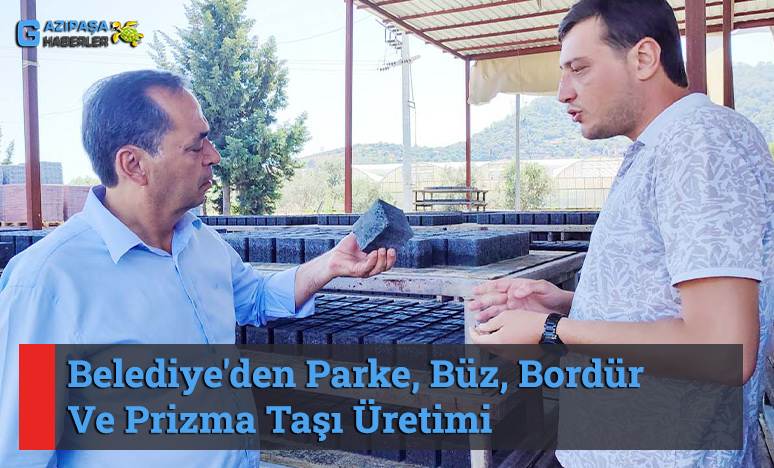 Belediye'den Parke, Büz, Bordür Ve Prizma Taşı Üretimi