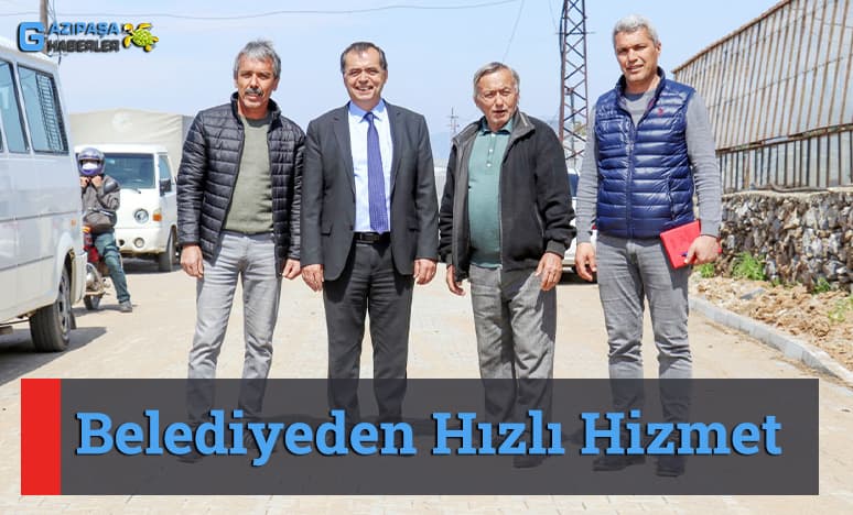 Belediyeden Hızlı Hizmet 