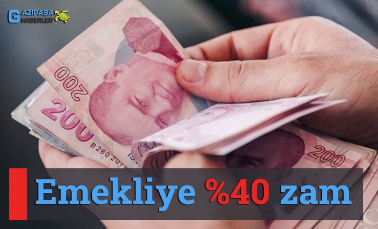 Emekliye Yüzde 40 Zam