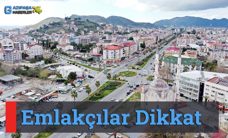 Emlakçılar Dikkat !!!