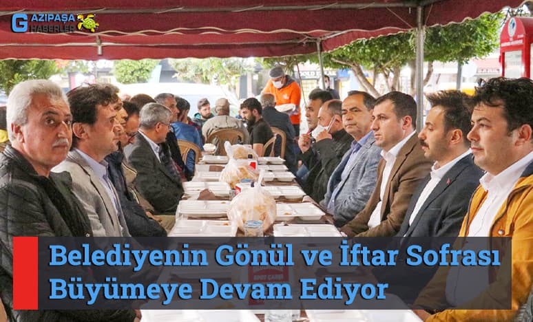 Belediyenin İftar Sofrası Büyümeye Devam Ediyor