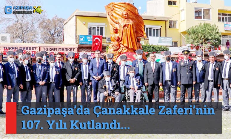 Gazipaşa’da Çanakkale Zaferi Kutlamaları<