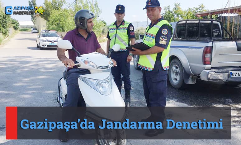 Gazipaşa’da Jandarma Denetimi