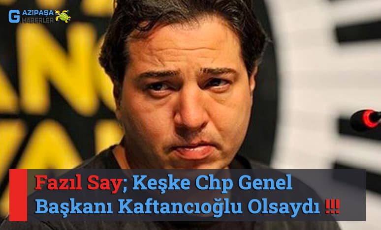 Keşke Chp Genel Başkanı Kaftancıoğlu Olsaydı