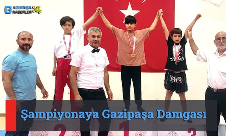 Şampiyonaya Gazipaşa Damgası