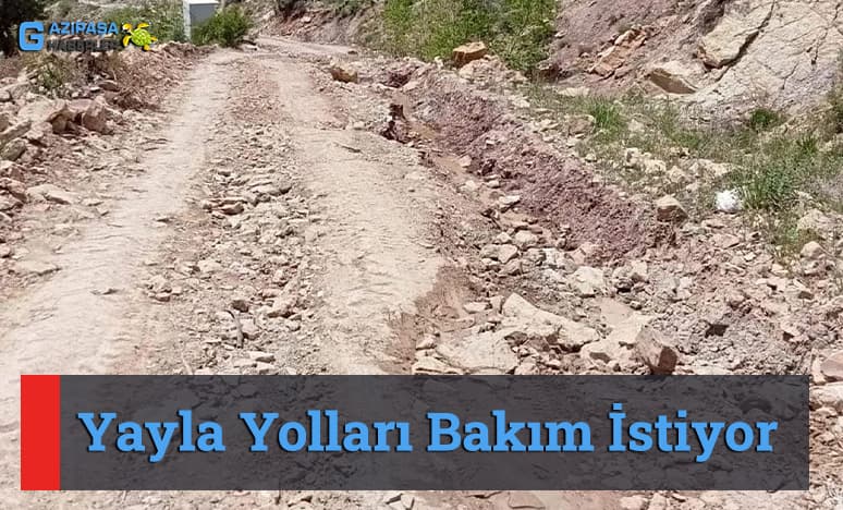 Yayla Yolları Bakım İstiyor