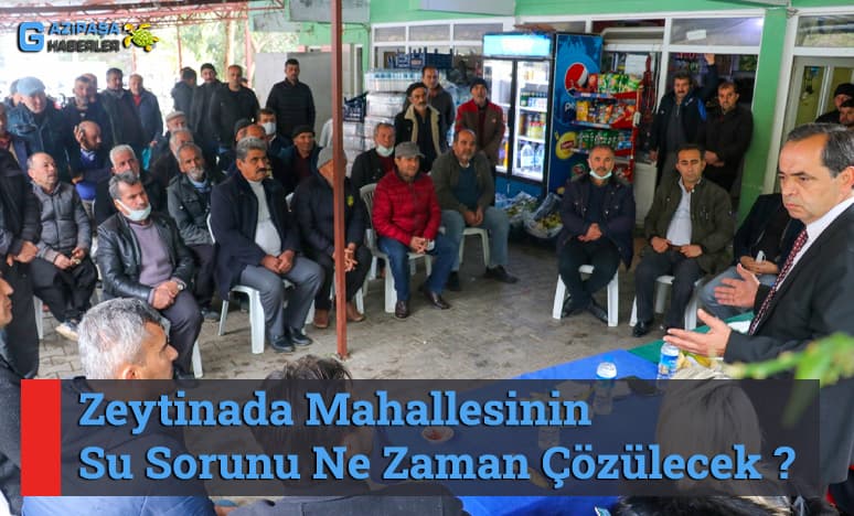 Zeytinada Mahallesinin Su Sorunu Ne Zaman Çözülecek ?