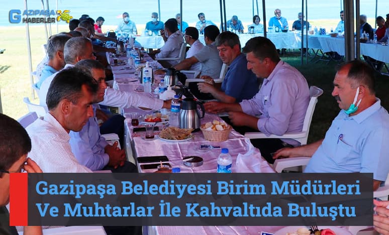 Gazipaşa Belediyesi Kahvaltıda Buluştu...