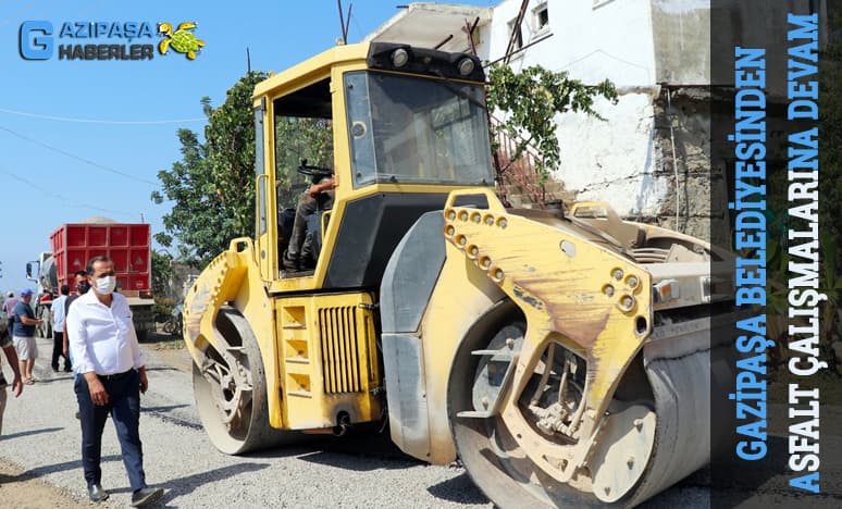 Gazipaşa Belediyesinden Asfalt Çalışmalarına Devam…