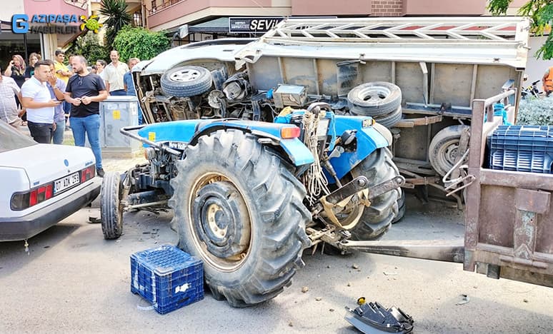 Gazipaşa’da Feci Kaza