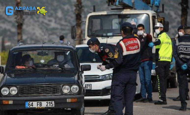 Gazipaşa'dan 1000'e Yakın Araç Geri Çevrildi