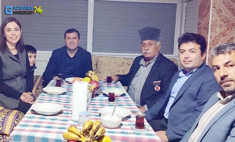 Kaymakam Altun'dan Kıbrıs Gazisine İftar Ziyareti